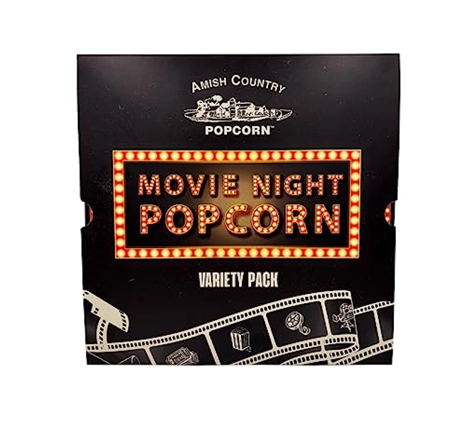 Amish Country Popcorn | Movie Theater Variety Pack | Includes 8 Kernel Types and 4 Seasoning/Topping Flavors