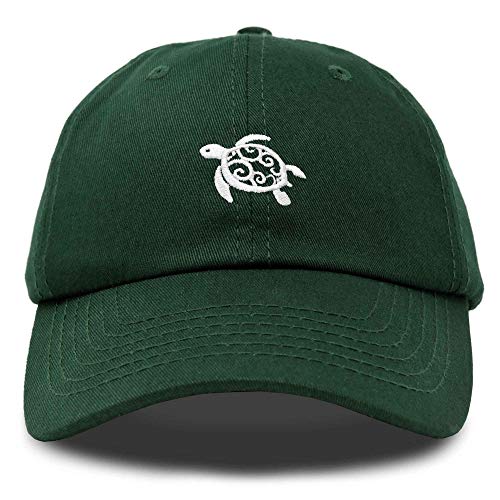 DALIX Turtle Hat Nature Womens Baseball Cap - One Size - Dark Green