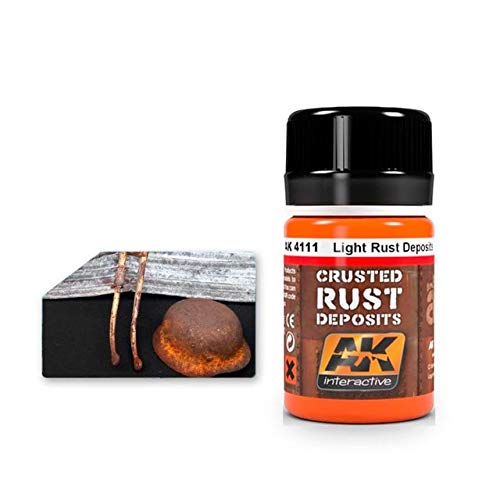 AK-Interactive AK 4111, Light Rust Deposit - 35 ML / 1.18 Fl.Oz Jar - Model Building Paints and Tools # AK-4111