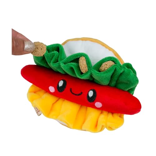 Territory Hot Dog Hide-and-Treat Dog Toy