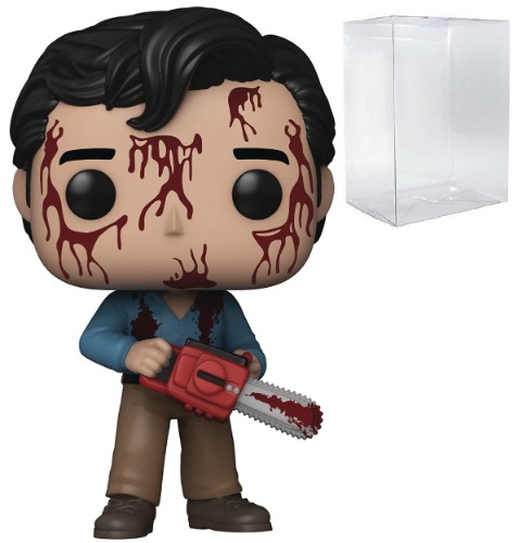 Evil Dead 40th Anniversary - Bloody Ash Limited Edition Chase Funko Pop! Vinyl Figure (Bundled with Compatible Pop Box Protector Case) - 