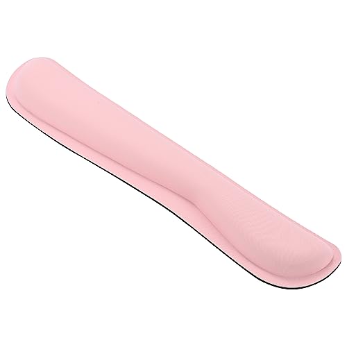Xnanbol Keyboard Wrist Rest for Computer Keyboard, Ergonomic Wrist Pad for Keyboard, Memory Foam Palm Rest Desk Keyboard Wrist Support, Typing Home Office Accessories (Pink) - Pink