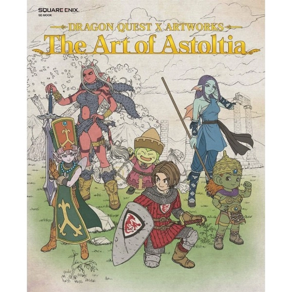 ﻿DRAGON QUEST X Artworks - The Art of Astoltia - Edição Japonesa ドラゴンクエスト１０アートワークスジアートオブアストルティア
