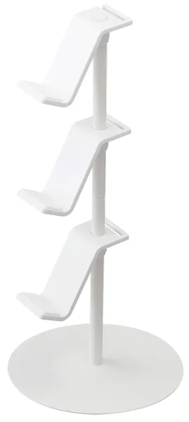 Yamazaki Home Universal Adjustable Game Controller Stand/Controller Holder, Steel - White