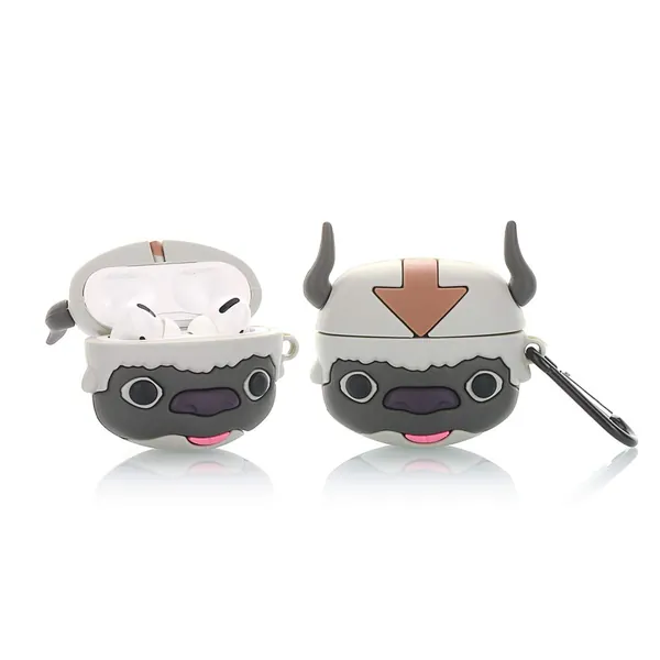 ZAHIUS Airpods Pro Silicone Case Funny Cute Cover Compatible for Apple Airpods Pro[Funny Cartoon Series][Designed for Kids Girl and Boys] (Appa) - 