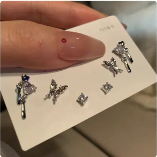 Aesthetic Egirl Accessories | Earrings Aesthetic Harajuku | Aesthetic Jewelry Earrings - Dangle Earrings - Aliexpress