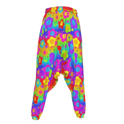 Funky Flowers Harem Pants | M