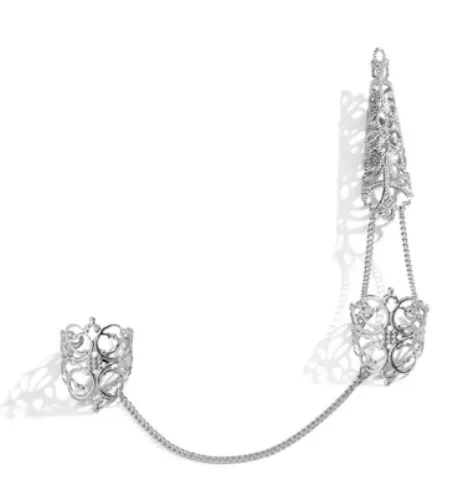 Nail Art Charm Accessory Decors | Claw Nails Wrap Finger Ring | Nail Claw Rings Women - Rings - Aliexpress