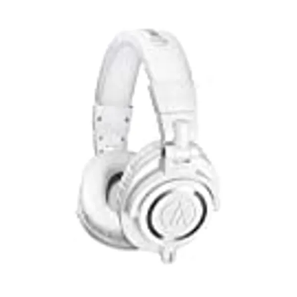 Audio-Technica M50x Professional Studio Headphones for studio recording, creators, DJs, gaming, podcasts and everyday listening - White