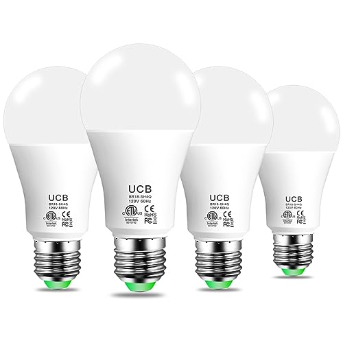 UCB Alexa Light Bulb 130W Equivalent, Smart Light Bulbs Warm White to Daylight Tunable, A19 E26 Bluetooth LED Bulbs for Bedroom Kitchen Living Room Office（4 Pack） - 4 Pack
