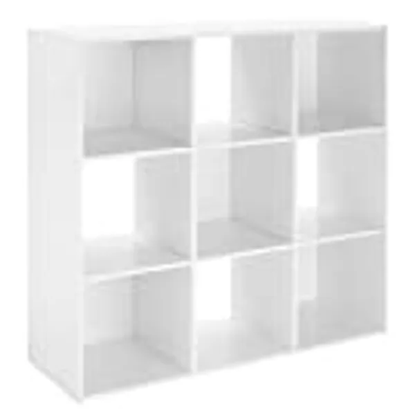Whitmor 9 Cube Organizer, White