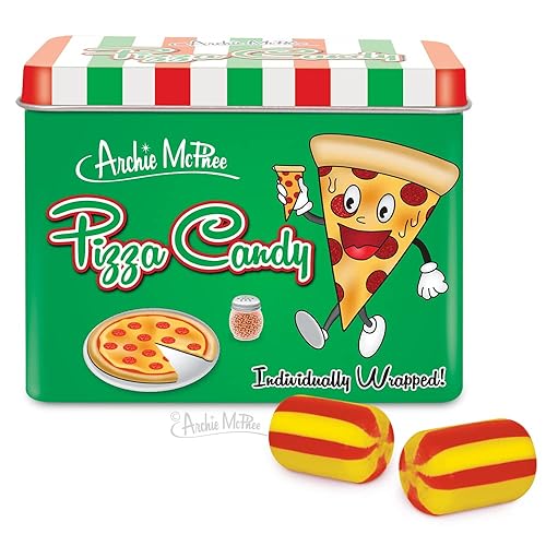 Pizza Flavored Candy in 2.5 oz Collectible Tin!