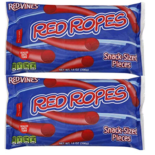 Red Vines Red Ropes 14 Ounce Bag (2) - Red Vines - 14 Ounce (Pack of 2)