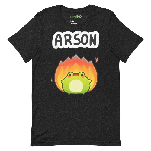 Arson Unisex t-shirt - Black Heather / L