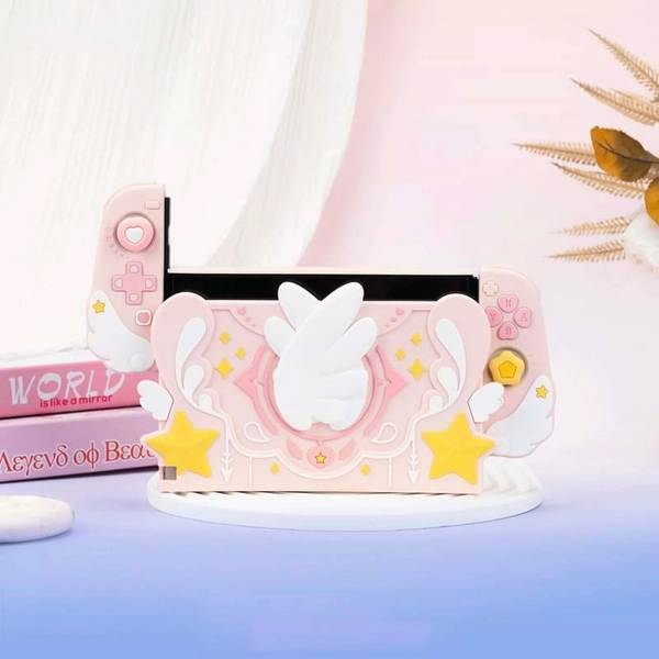 Angel Wings Switch OLED Charging Dock Cover Magical Girl Gifts - TV Dock Cover