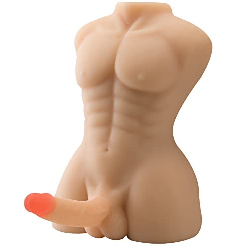14.3lb Sex Doll Female Masturbator，Lifelike Sex Doll for Women&Gay Couple with Flexible Dildo Realistic Sex Cock，Torso Penis Love Doll with Tight Anal for Female Masturbation and Orgasm