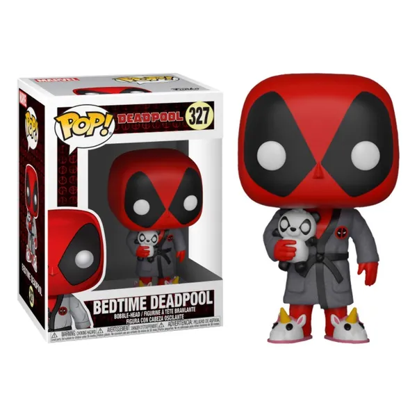 Funko POP! Marvel: Deadpool Playtime - Deadpool in Robe, Multicolor - Standard