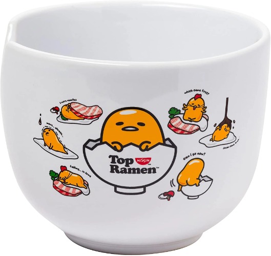 Gudetama Ramen Bowl & Chopsticks Set