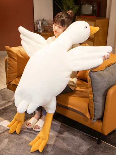 Oversized Duck Stuffed Plushie 6 Different Sizes | 140 CM / White