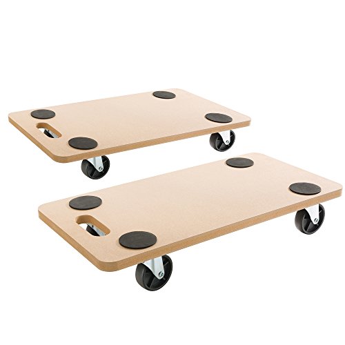 Arebos 2x Chariot pour meubles
