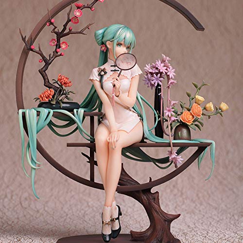 Jin Chuang 25cm Action Figure Toys Anime Dolls Hatsune Japanese Chi-pao Ver. Shaohua (Myethos) Miku Cute Anime Toy for Girls Action Figures Boys Gift