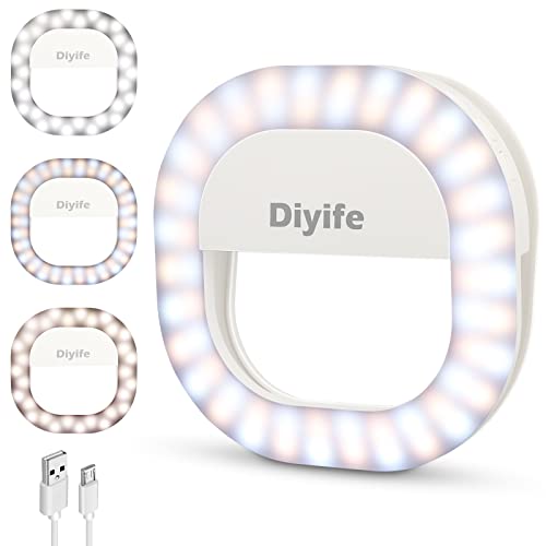 Clip on ringlight