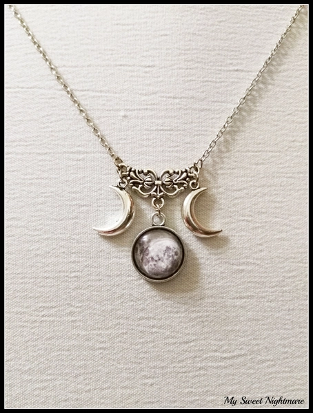triple goddess pendant