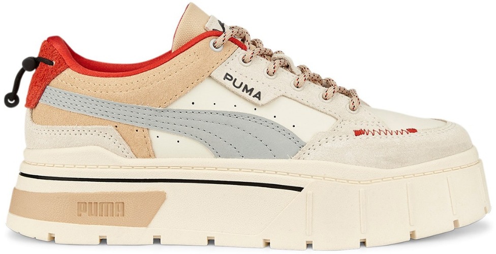 (Women) Puma Mayze Stack 'Retro Grade ‑ Vaporous Grey Red'  386450‑01