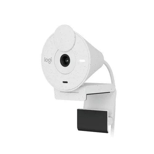 [🔴] Logitech Brio 300 Webcam (Off-White)