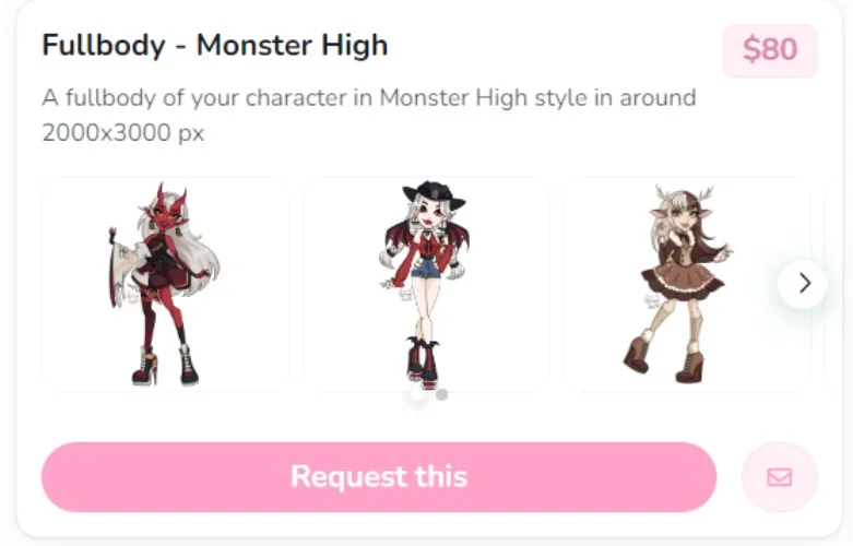 Monster High style comm!