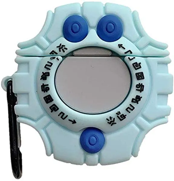 Compatible for Digimon Airpods Pro Case Cover,Digital Monster Airpod pro Charging Case Keychain Bag Pendant Decor Cute 3D Cartoon Toy (Digimon) - 