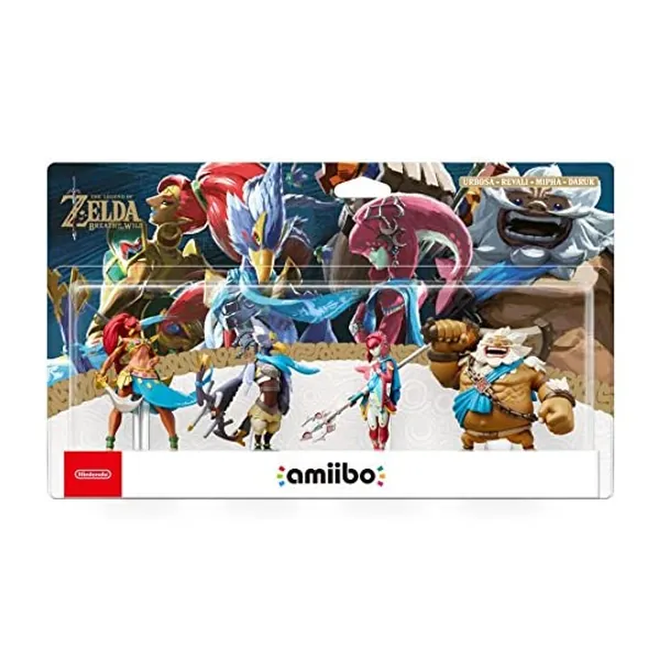 Amiibo 'Collection The Legend of Zelda' - Daruk + Mipha + Revali + Urbosa (Prodiges de The Legend of Zelda: Breath of the Wild)