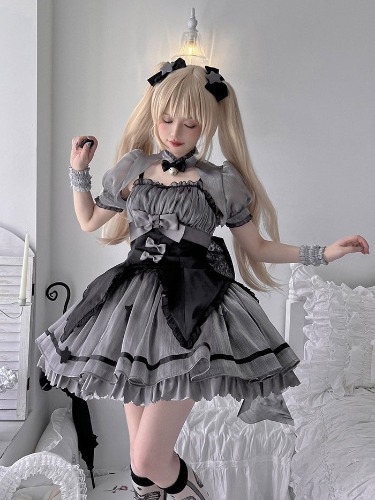 Magic Star Sakura Dress - Black / M