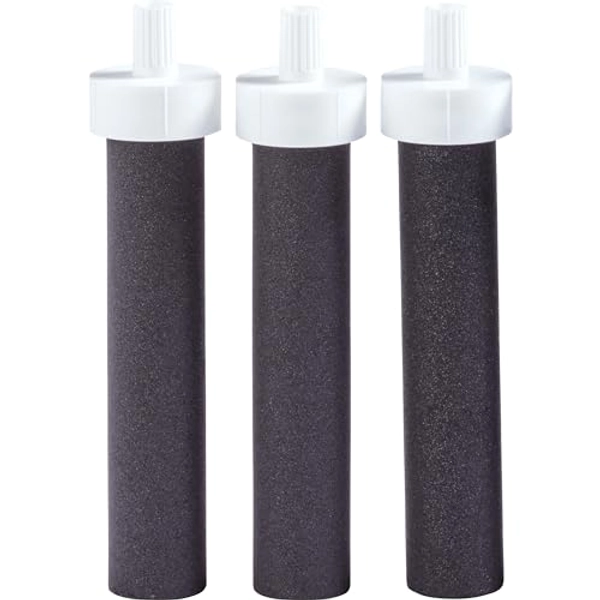 Brita Water Filter Replacements for Water Bottles, Lasts 2 Months, Reduces Chlorine Taste and Odor, 3 Count