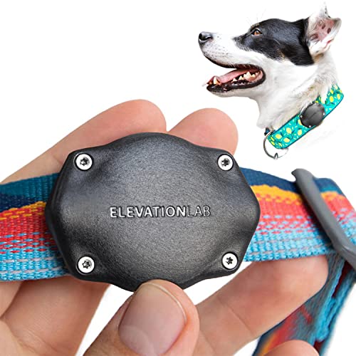 Elevation Lab TagVault Pet - The Most Secure AirTag Dog Collar Mount | IP68 Waterproof, Fits All Width Collars - Single