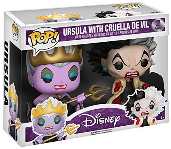 Pop! Disney Vinyl Figure 2-Pack Ursula with Cruella De Vil Hot Topic Exclusive