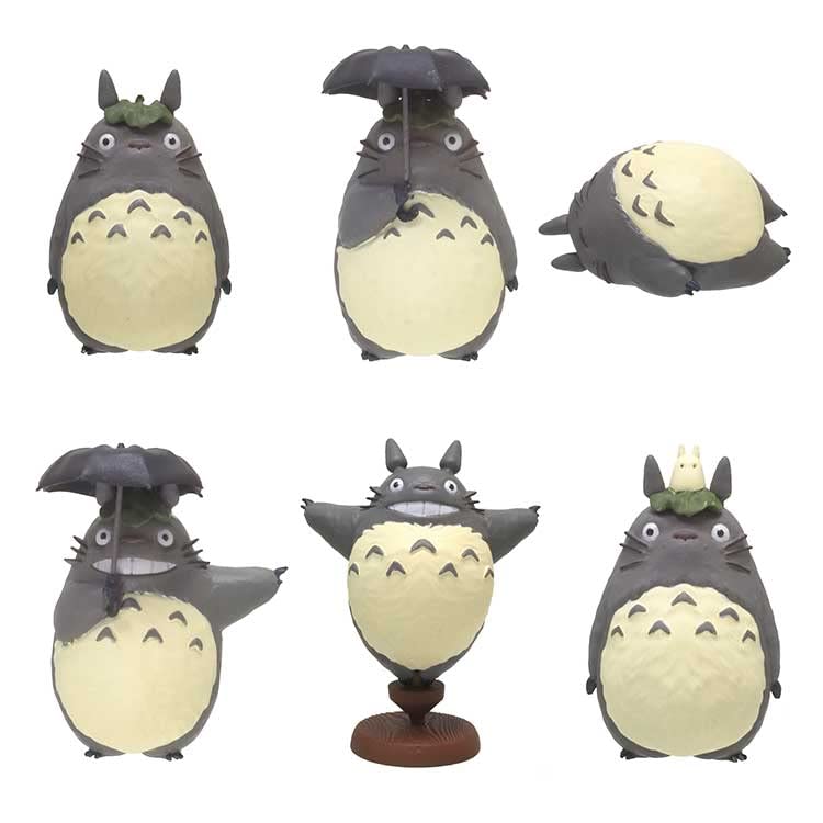 Benelic So Many Poses! My Neighbor Totoro Vol. 1 Blind Box Figure - Official Studio Ghibli Merchandise, Multi, (Pitt) - 