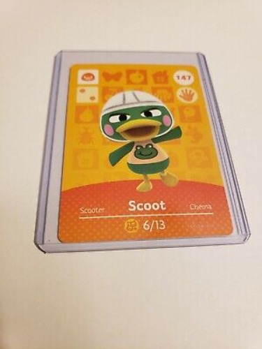 Scoot # 147 Animal Crossing Amiibo Card AUTHENTIC Series 2 NEW NEVER SCANNED!  | eBay