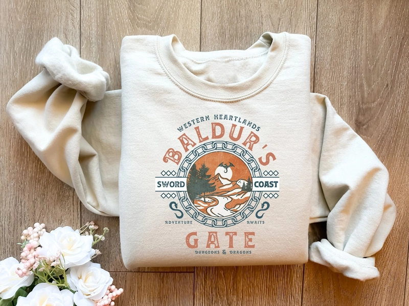 Baldurs Gate 3 Adventure Awaits Sweatshirt, Astarion High Elf Shirt, Astarion Bulders, Video Game Shirt, Gift For Gamers, Astarion BG3 Shirt
