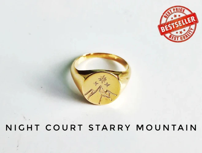 ACOTAR Night Court Starry Mountain Ring