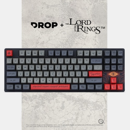 Drop + The Lord of the Rings™ Black Speech Keyboard | Mechanical Keyboards | TKL Mechanical Keyboards