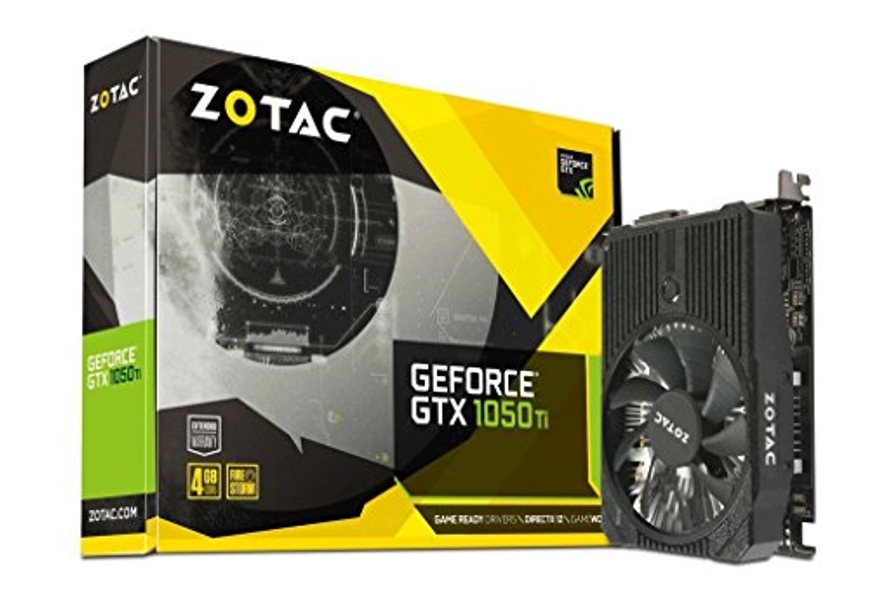 ZOTAC GeForce GTX 1050 Ti Mini, 4GB GDDR5 DisplayPort 128-bit Gaming Graphic Card (ZT-P10510A-10L)