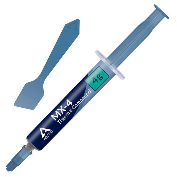 ARCTIC MX-4 (4 g, incl. Spatula) - Premium Performance Thermal Paste for all processors (CPU, GPU - PC, PS4, XBOX), very high thermal conductivity, long durability, safe application, non-conductive, non-capacitive