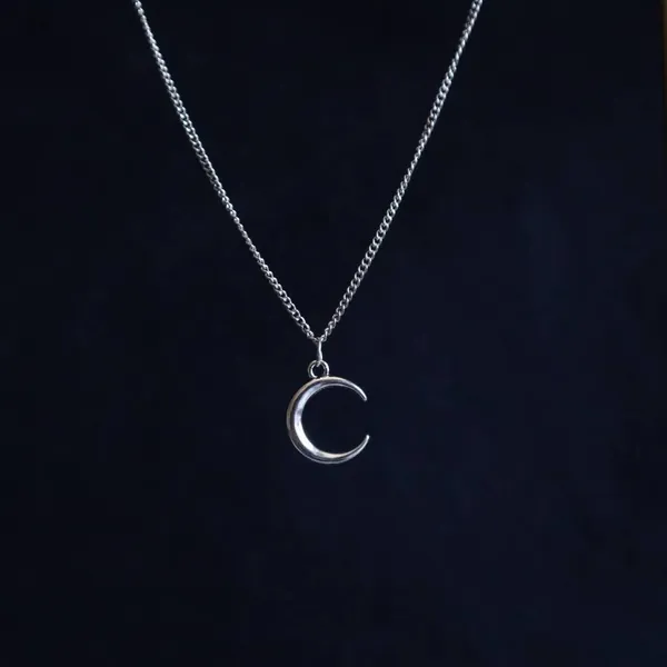 Moon Necklace | Stainless steel moon necklace