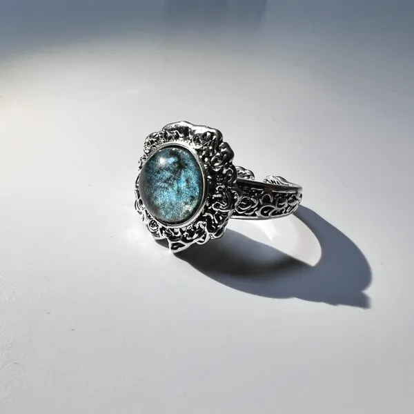 Elden Ring Game Dark Moon Ring Brass product finger ring Ranni Game peripherals Fun little gifts For The Game Fans