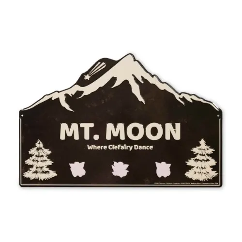 Mt. Moon Metal Sign