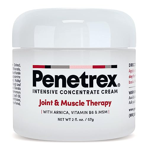 Penetrex Joint & Muscle Therapy – 2oz Cream – Intensive Concentrate for Joint and Muscle Recovery, Premium Formula with Arnica, Vitamin B6 and MSM Provides Relief for Back, Neck, Hands, Feet - Classic 2 Oz (pack of 1)