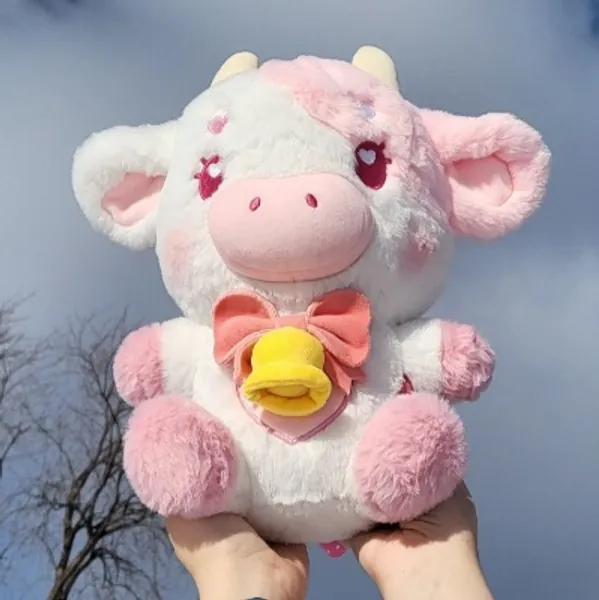 PREORDER Milkshake the 12 inch cow plushie