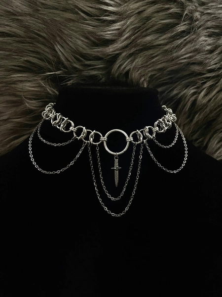 The Valkyrie - Chainmail Choker