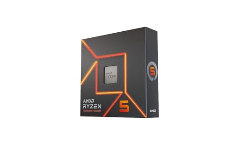 AMD Ryzen 5 7600X Desktop Processor (6-core/12-thread, 38MB cache, up to 5.3 GHz max boost) - Ryzen 5 7600X